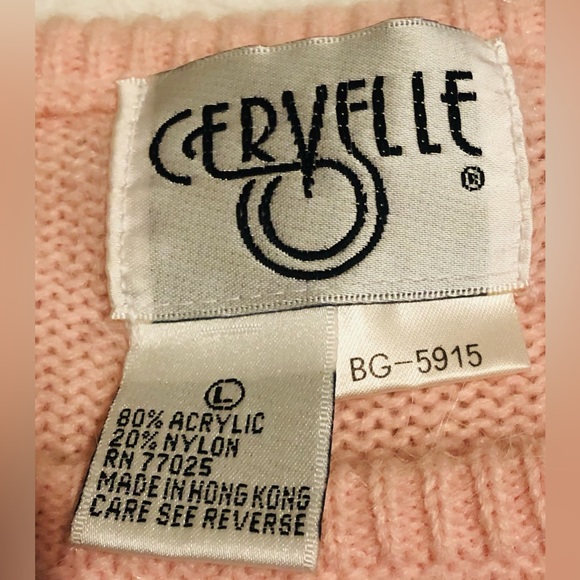 Beautiful 1960s Cervelle Leaves Grapes Motif Knit Sweater - Picture 8 of 10